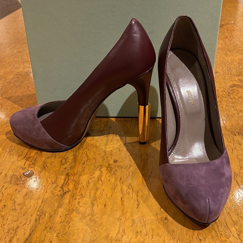 Barney’s Maiyet Livia Pump Blackberry Suede